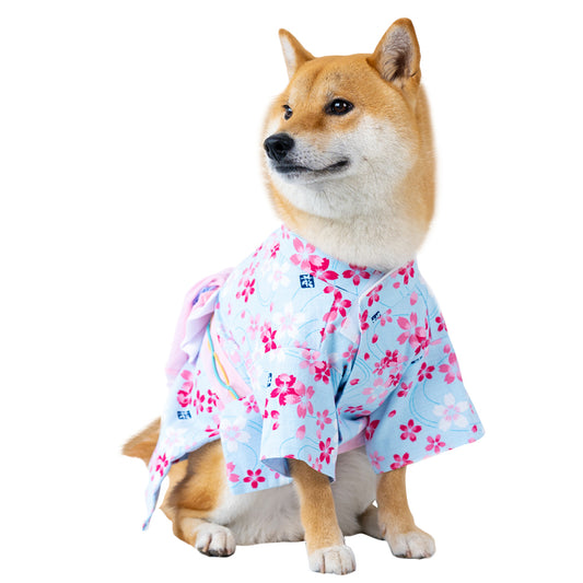 KUGO PET Customizable Handmade Sakura Pet Japanese Kimono