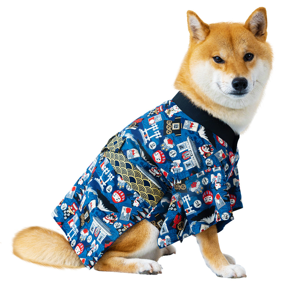 KUGO PET Customizable Handmade Sakura Pet Japanese Kimono