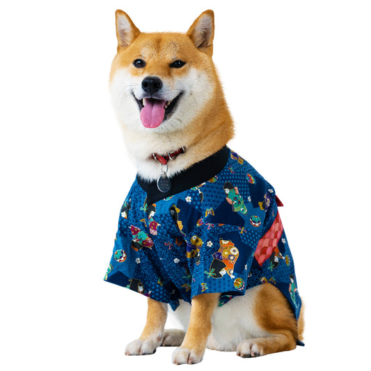 KUGO PET Customizable Handmade Sakura Pet Japanese Kimono