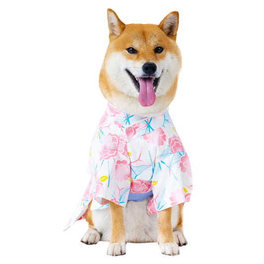 KUGO PET Customizable Handmade Sakura Pet Japanese Kimono