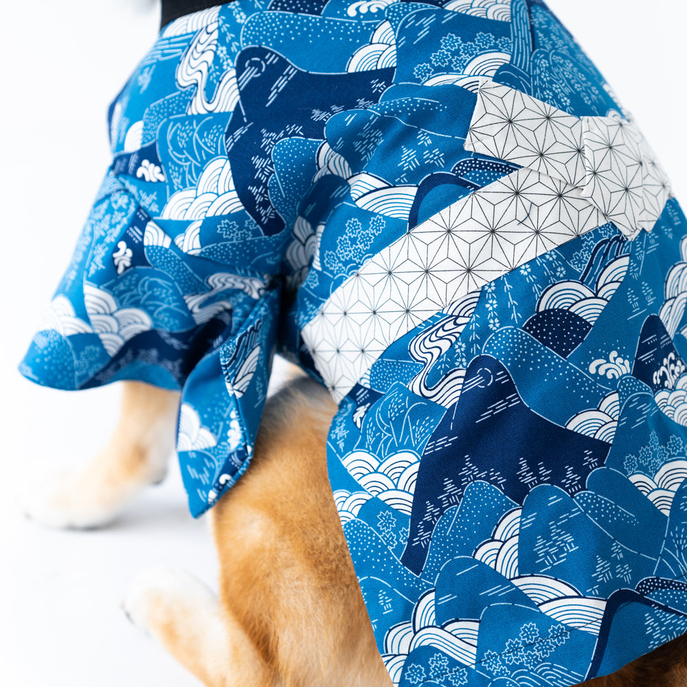 KUGO PET Customizable Handmade Sakura Pet Japanese Kimono