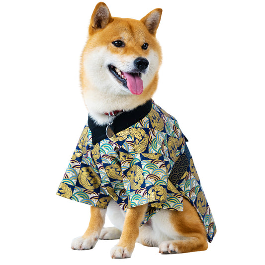 KUGO PET Customizable Handmade Sakura Pet Japanese Kimono