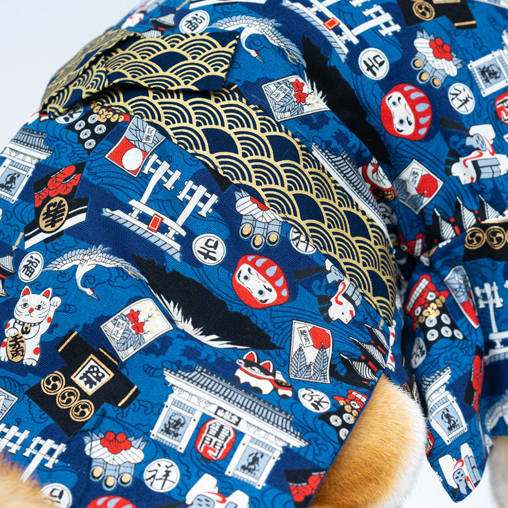 KUGO PET Customizable Handmade Sakura Pet Japanese Kimono