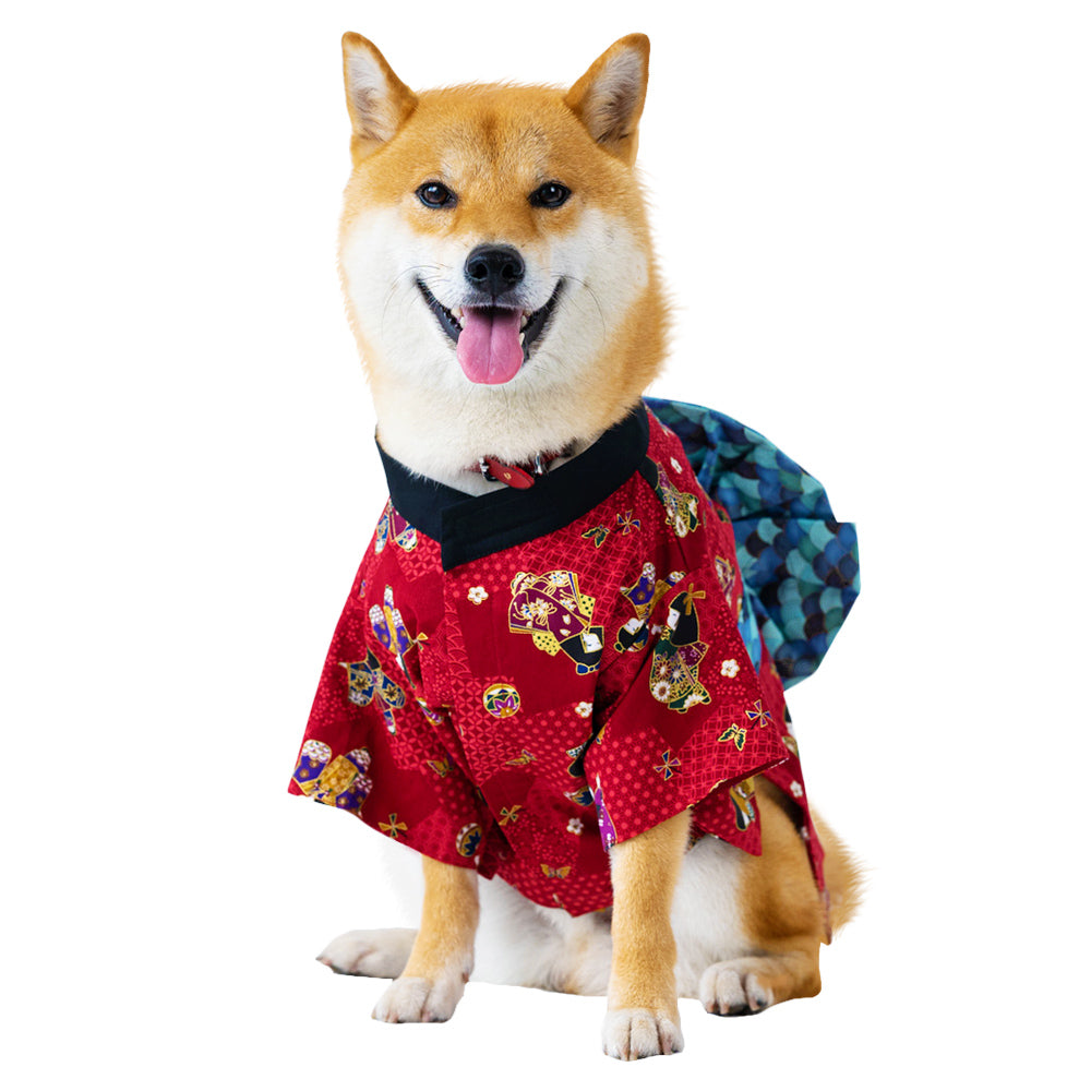 KUGO PET Customizable Handmade Sakura Pet Japanese Kimono
