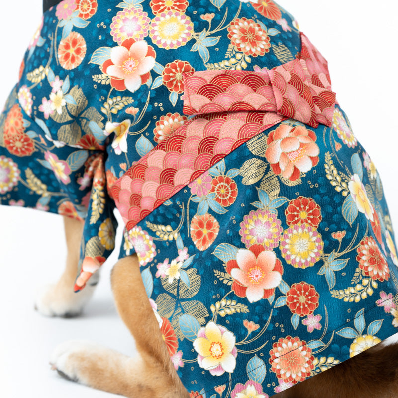 KUGO PET Customizable Handmade Sakura Pet Japanese Kimono
