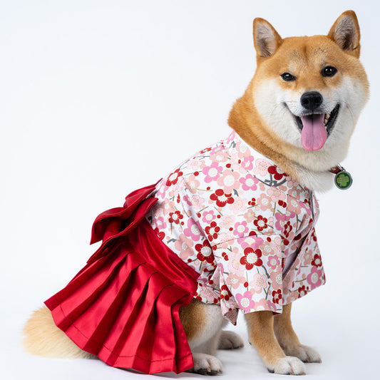 KUGO PET Customizable Handmade Sakura Pet Japanese Kimono
